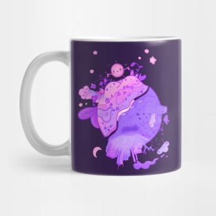 kawaii purple planet environment Mug